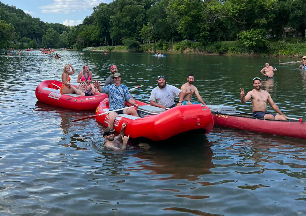 floating the elk river in noel mo